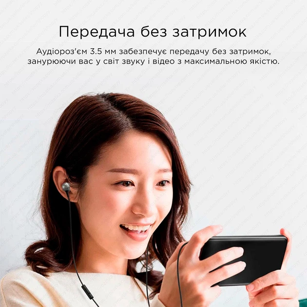 Наушники проводные Mijia Mi Capsule Earphones с микрофоном, Black - Фото 10 Наушники проводные Mijia Mi Capsule Earphones с микрофоном, Black - изображение 10