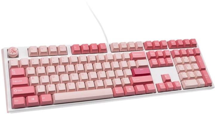 Klawiatura przewodowa Ducky One 3 RGB LED Cherry MX Blue USB Gossamer Pink (WLONONWCRA326) - obraz 2