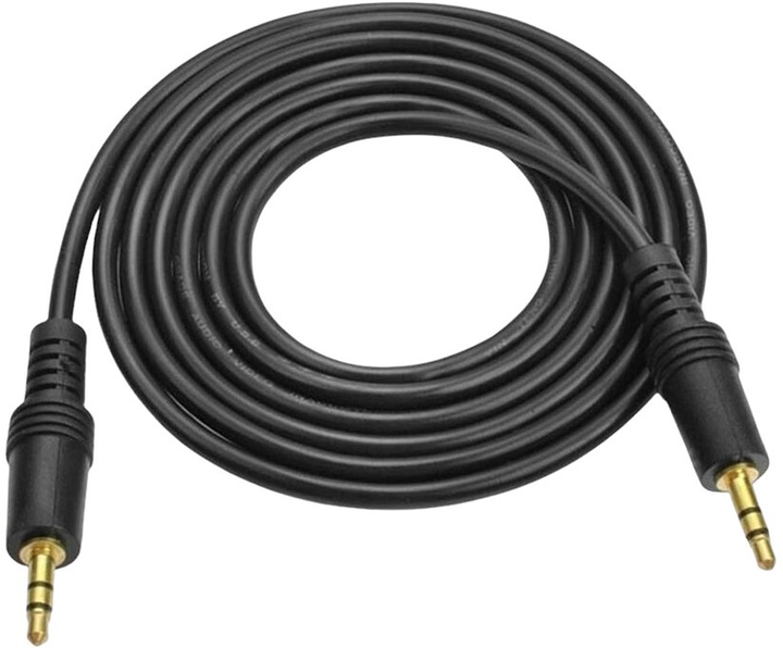 Kabel Libox 3.5 mm (mini-jack) - 3.5 mm (mini-jack) M/M 3 m Black (KAB-POŁ-0046) - obraz 2