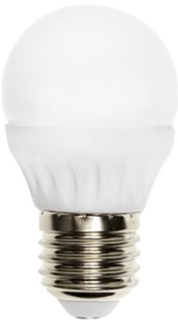 Світлодіодна лампа Spectrum 6W 6000K 230V E27 Neutral White Куля (5907418734600) - зображення 1