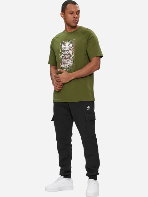 Spodnie dresowe męskie adidas Adicolor Trefoil IP2755 M Czarne (4066757328923) - obraz 3