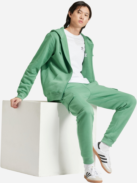 Толстовка чоловіча adidas Trefoil Essentials IR7841 M Зелена (4066757204395) - зображення 3