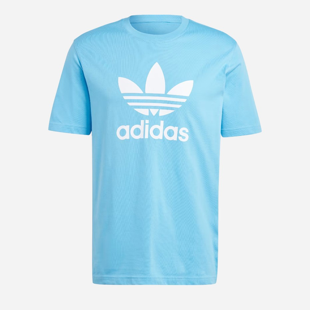 T-shirt męski bawełniany adidas Adicolor Trefoil IR7980 M Niebieski (4066759626812) - obraz 6