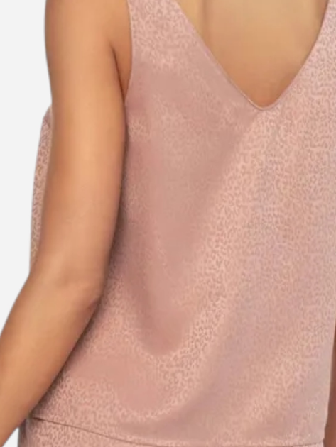 Piżama (koszulka na ramiączkach + spodenki) damska Esotiq 41228-39X L Różowa (5903972275009) - obraz 2