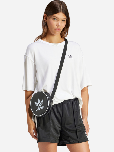 Футболка оверсайз довга жіноча adidas Originals Trefoil Originals IR8064 L Была (4066757290350) - зображення 3