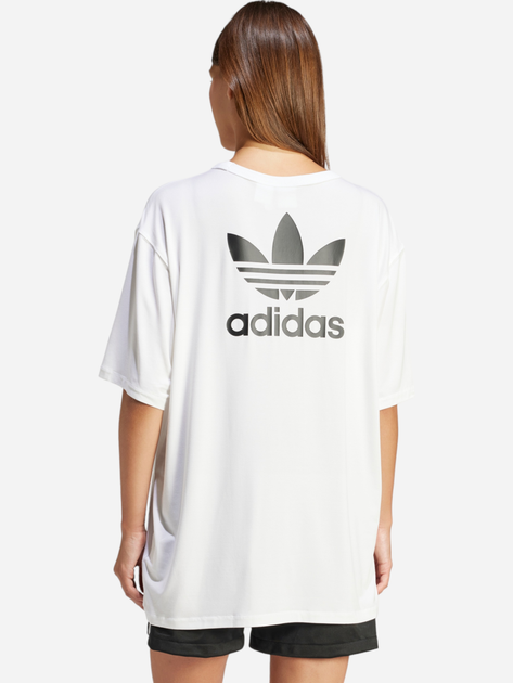 Футболка оверсайз довга жіноча adidas Trefoil Originals IR8064 XL Была (4066757290374) - зображення 2