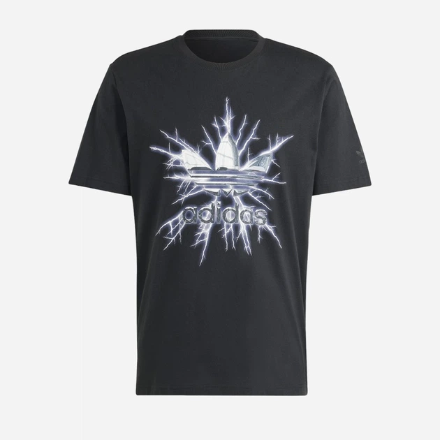 T-shirt męski bawełniany adidas Graphic IR9440 L Czarny (4066757411953) - obraz 6