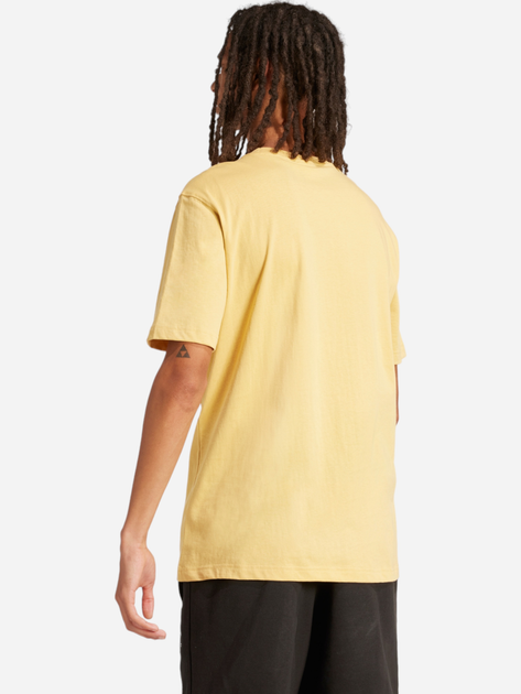 T-shirt męski bawełniany adidas Trefoil Essentials IR9695 S Żółty (4066757372544) - obraz 2