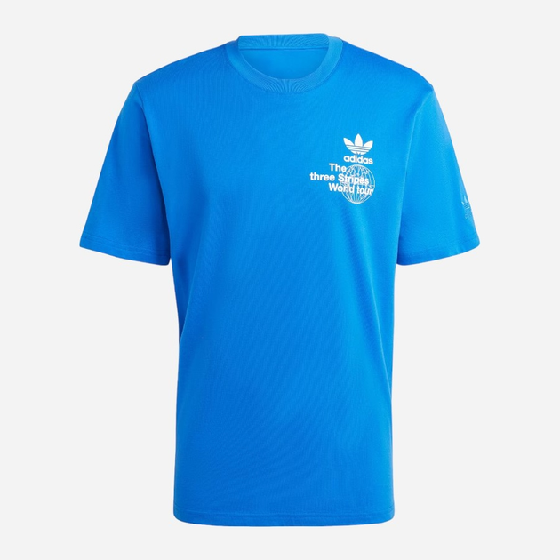 T-shirt męski bawełniany adidas BT Originals IS0182 M Niebieski (4067887816083) - obraz 6