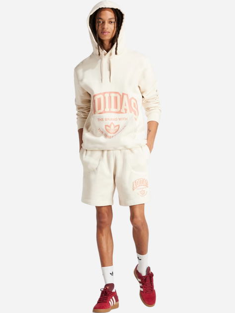 Bluza męska z kapturem oversize adidas VRCT Originals IS0239 M Beżowa (4066759480407) - obraz 3