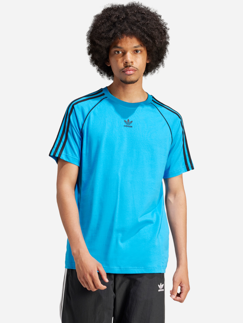 T-shirt męski bawełniany adidas SST Originals IS2830 S Niebieski (4066757441530) - obraz 1