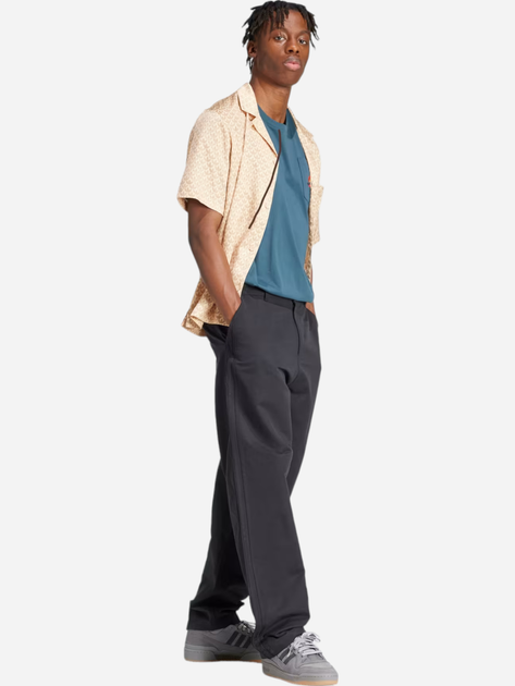 Футболка бавовняна чоловіча adidas Leisure Note IS2919 2XL Блакитна (4067887642682) - зображення 3