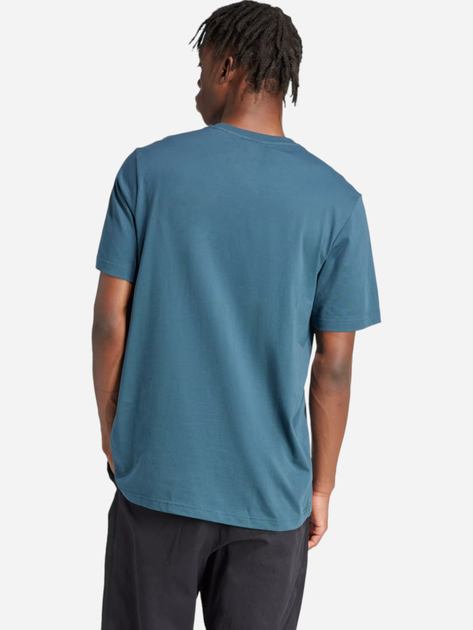 T-shirt męski bawełniany adidas Leisure Note IS2919 XL Niebieski (4067887642736) - obraz 2