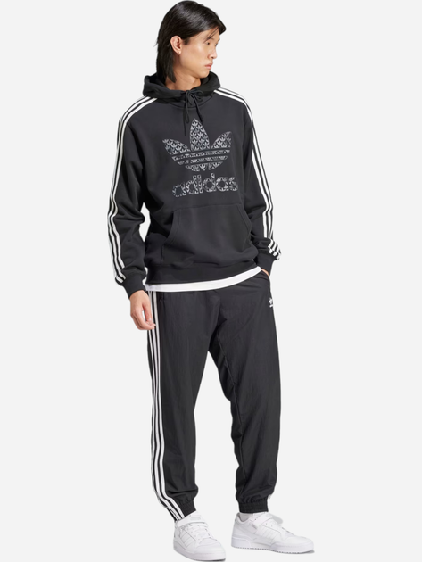 Bluza męska z kapturem oversize adidas Classic Mono Graphic IS2933 S Czarna (4066759468849) - obraz 3