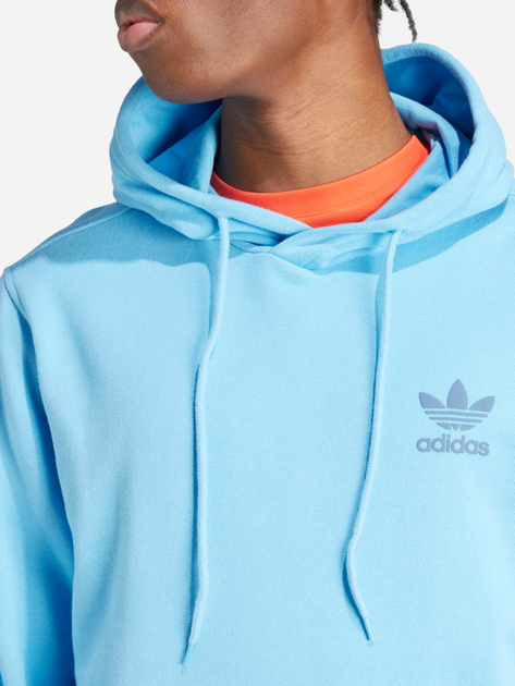 Худі оверсайз чоловіче adidas Moletom Capuz IS3317 L Блакитне (4066757724190) - зображення 4