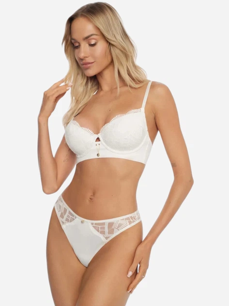 Biustonosz damski Push-up z koronką Esotiq 41331-00X 70E Biały (5903972253878) - obraz 5