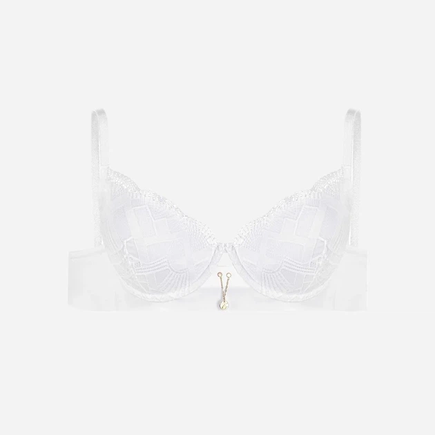 Biustonosz damski Push-up z koronką Esotiq 41331-00X 80C Biały (5903972253816) - obraz 6