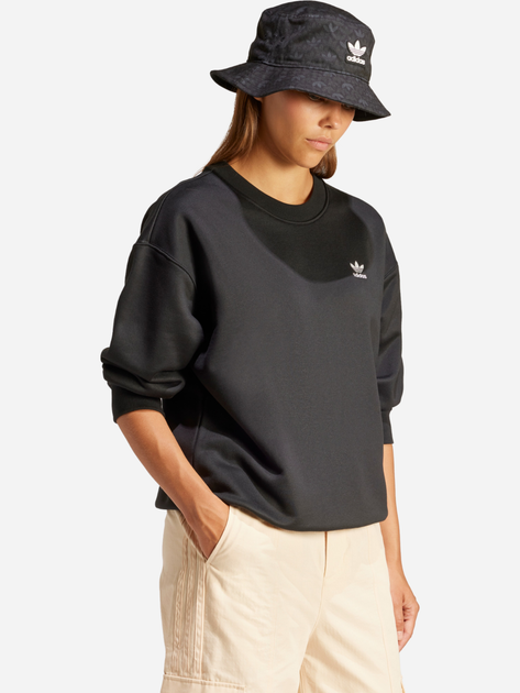 Світшот жіночий adidas Trefoil Loose IU2410 M Чорний (4066757240676) - зображення 3