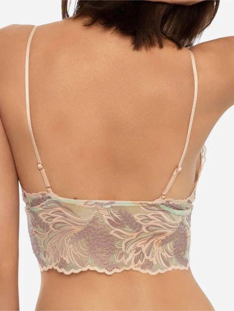 Biustonosz damski miękki z koronką Esotiq 41353-65X L Zielony (5903972252246) - obraz 4