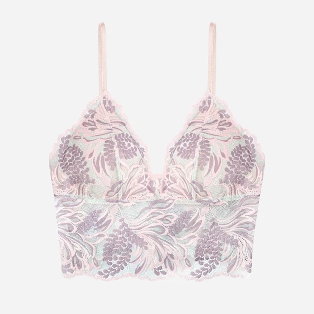 Biustonosz damski miękki z koronką Esotiq 41353-65X L Zielony (5903972252246) - obraz 6