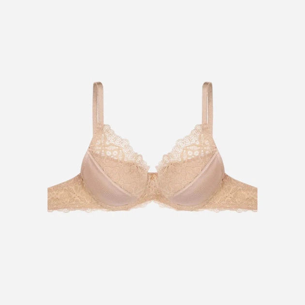 Biustonosz damski Push-up z koronką Esotiq 41408-18X 70F Złoty (5903972265314) - obraz 6