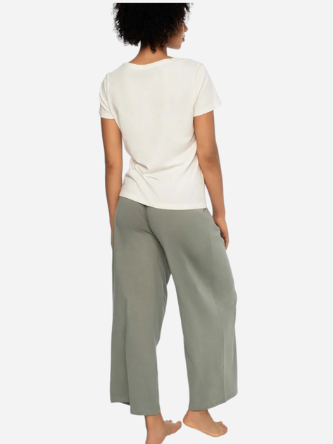 Піжама (футболка + штани) жіноча бавовняна Esotiq 41252-01X S Кремова (5903972242636) - зображення 2