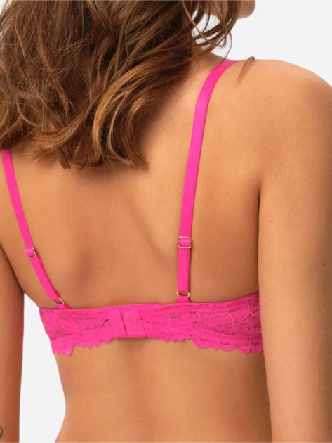 Biustonosz damski Push-up z koronką Esotiq 41338-43X 70F Różowy (5903972256664) - obraz 4