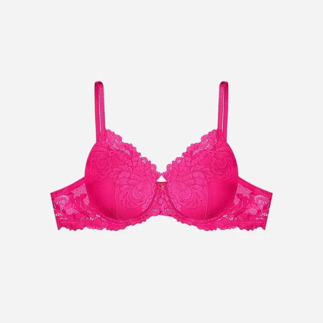 Biustonosz damski Push-up z koronką Esotiq 41338-43X 70F Różowy (5903972256664) - obraz 6