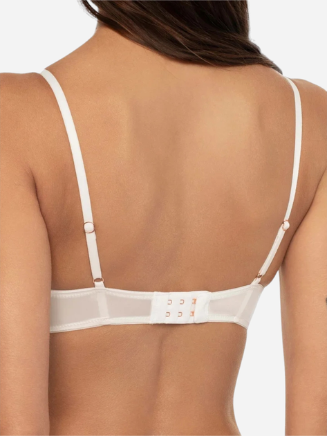 Biustonosz damski Push-up z koronką Esotiq 41384-01X 65E Kremowy (5903972275474) - obraz 4