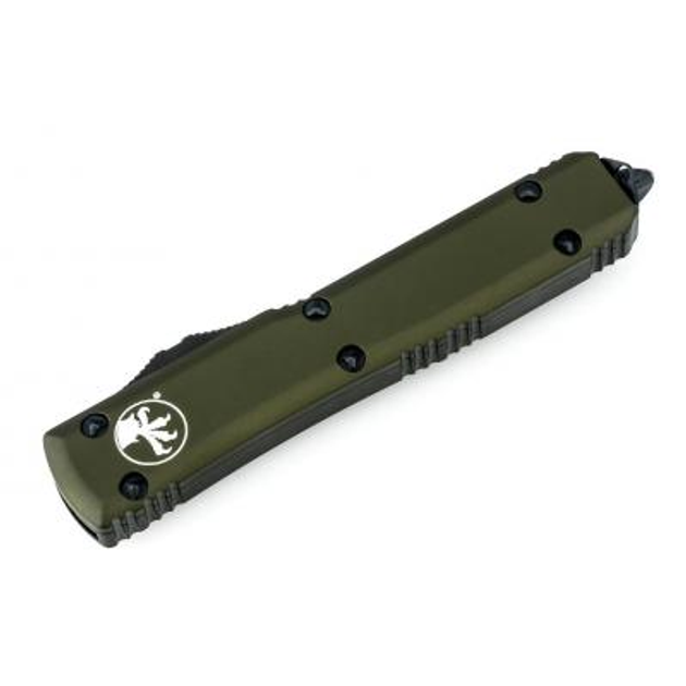 Нож Microtech Ultrtaech Drop Point Black Blade Green (121-1OD) - изображение 2