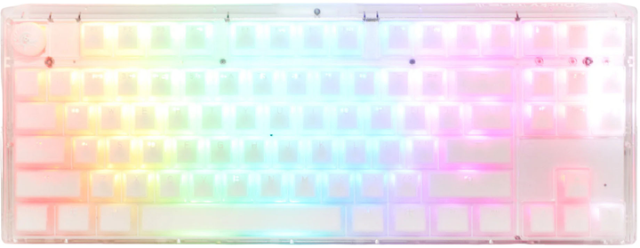 Ігрова клавіатура Ducky One 3 Aura TKL MX Brown White (100352935) - зображення 1