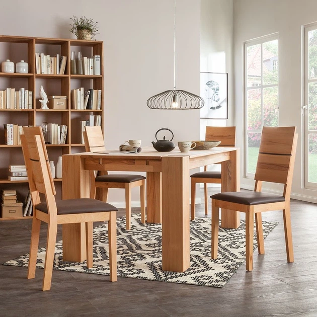 Стол обеденный в гостиную, кухню ST013 180x90 дерево бук Mobler - изображение 3