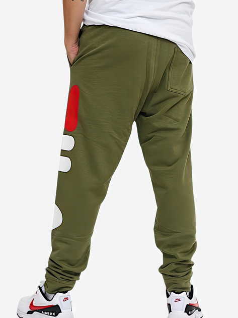 Спортивні штани чоловічі Fila FAU0093-60012 S Зелені (4064556296146) - зображення 2