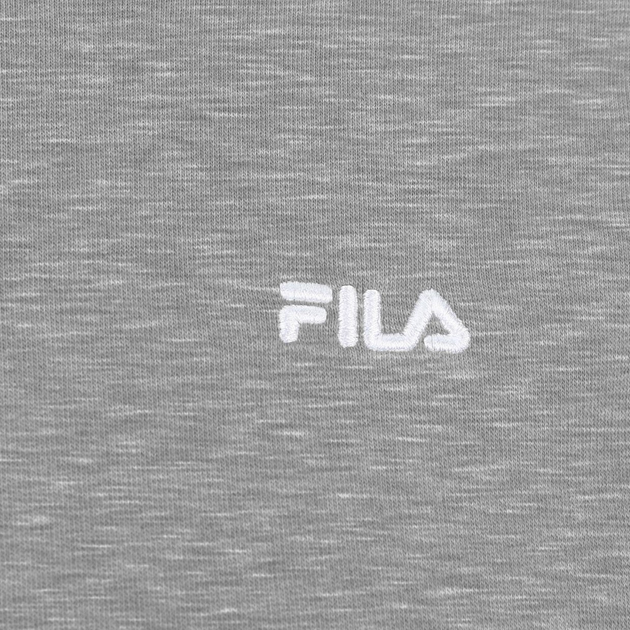 Bluza męska z kapturem elegancka Fila FAM0341-80000 S Jasnoszary melanż (4064556396860) - obraz 5