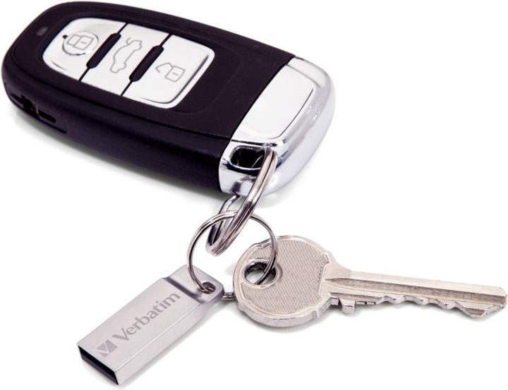 Флеш пам'ять USB Verbatim Metal Executive 32GB USB 2.0 Silver (23942987499) - зображення 4