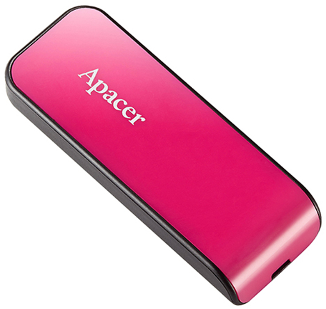 Pendrive Apacer AH334 64GB USB 2.0 Różowy (AP64GAH334P-1) - obraz 1