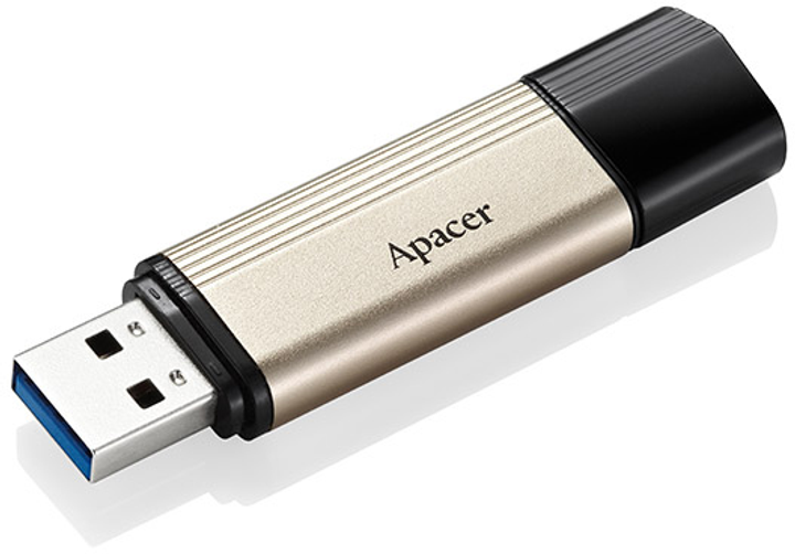 Pendrive Apacer AH353 64GB USB 3.1 Złoty Szampan (AP64GAH353C-1) - obraz 2