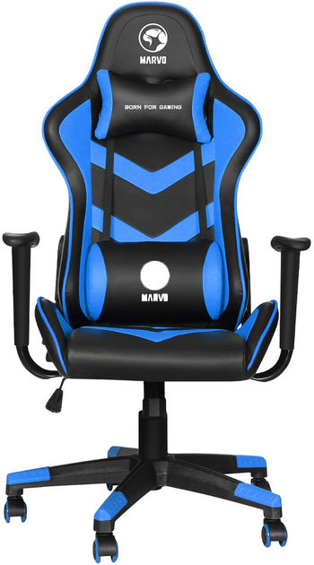 Крісло для геймерів Marvo CH-106 Blue (CH-106BL) - зображення 2