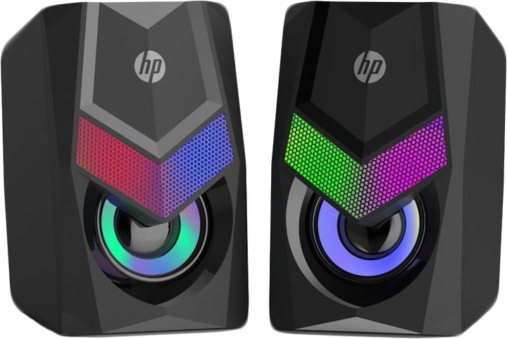 System dźwiękowy HP DHE-6000 LED RGB Czarny - obraz 1
