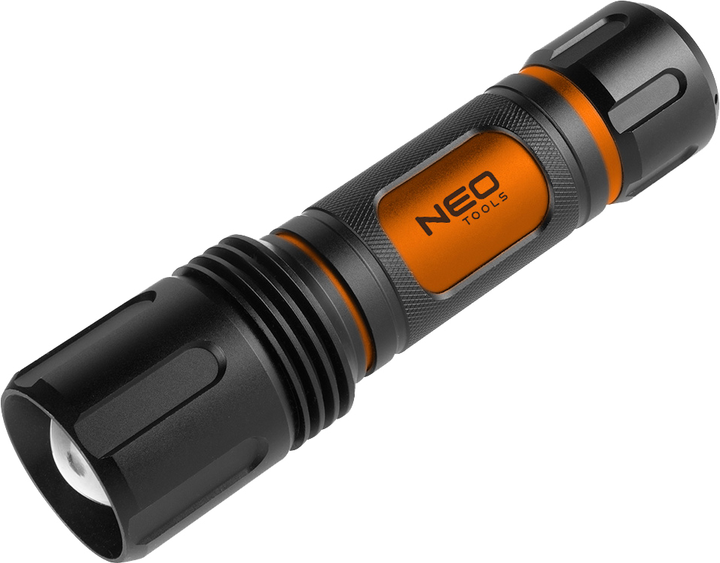 Latarka ręczna NEO Tools 20 W, LED CREE XHP50.2 Czarna (5907558451467) - obraz 1