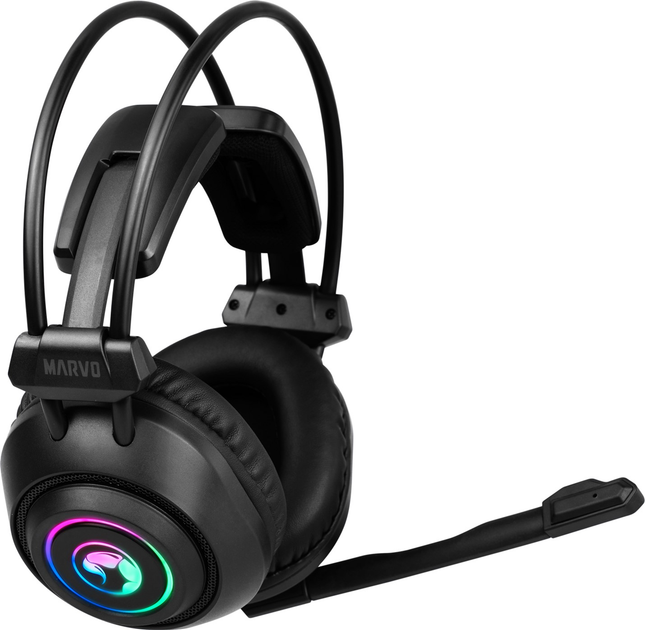 Słuchawki Marvo HG9056 Multi-LED 7.1 Czarny (HG9056.MRV) - obraz 4