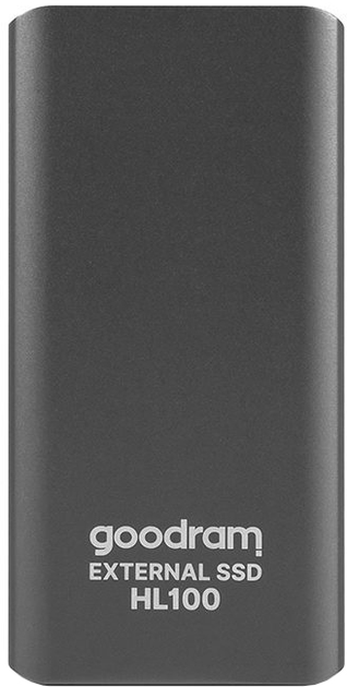 SSD диск Goodram HL100 1TB USB 3.2 Type-C TLC Black (SSDPR-HL100-01T) External - зображення 1