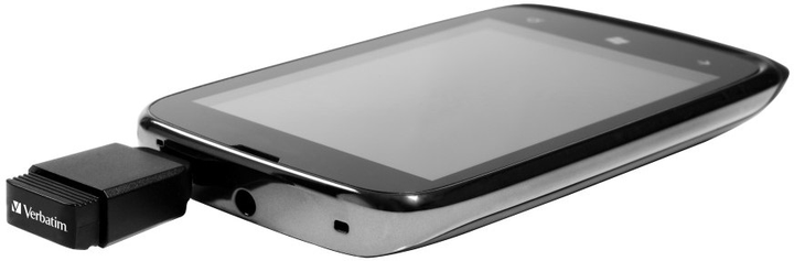 Флеш пам'ять USB Verbatim OTG USB 16GB Black (23942498216) - зображення 5