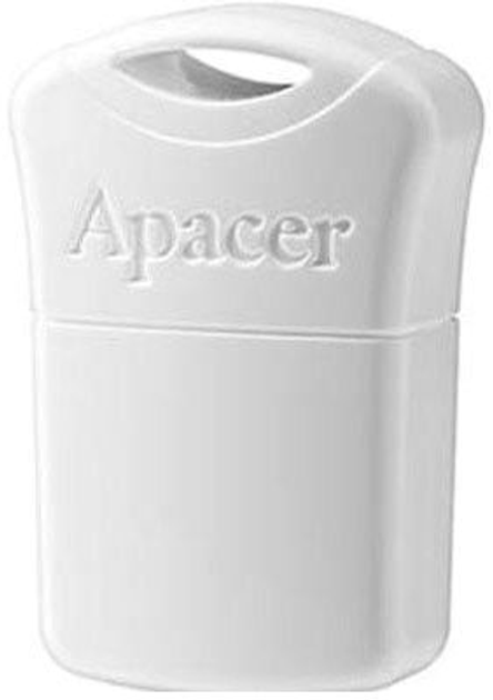 Флеш пам'ять USB Apacer AH116 16GB White (AP16GAH116W-1) - зображення 1