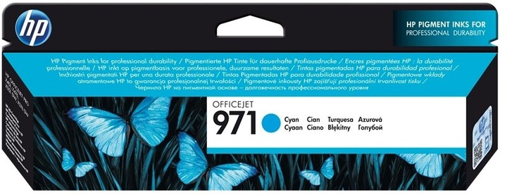 Toner atramentowy HP 971 Officejet Pro X451dw (CN622AE) Cyan - obraz 1