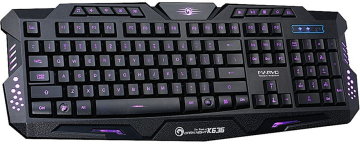 Клавіатура дротова Marvo K636 USB Black (6932391904183) - зображення 3
