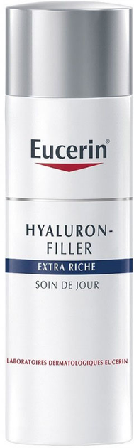 Krem do twarzy Eucerin Hyaluron Filler Extra Riche na dzień 50 ml (4005900354594) - obraz 1