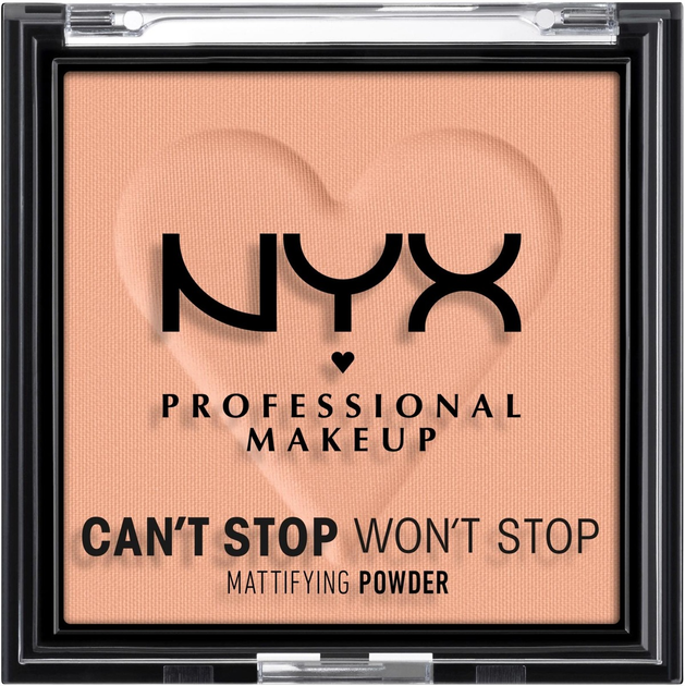 Матуюча пудра для обличчя NYX Professional Makeup Can't Stop Won't Stop Brightening Peach 6 г (0800897024321) - зображення 1