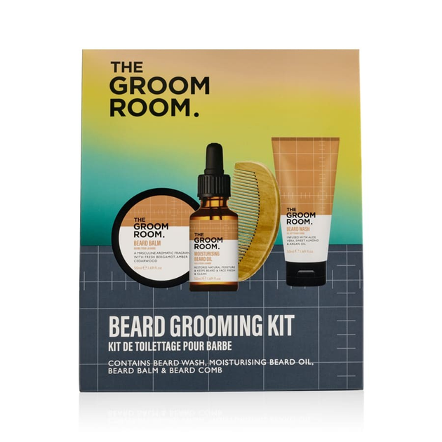 Набор по уходу за бородой The groom room beard grooming kit - Фото 1 Набор по уходу за бородой The groom room beard grooming kit - изображение 1