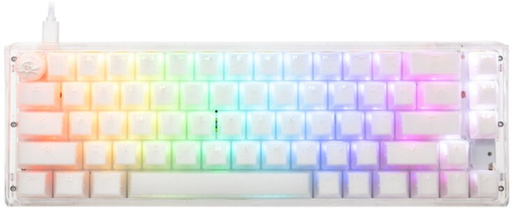 Klawiatura przewodowa Ducky One 3 SF Gateron Baby Kangaroo USB Aura White (100043048) - obraz 1